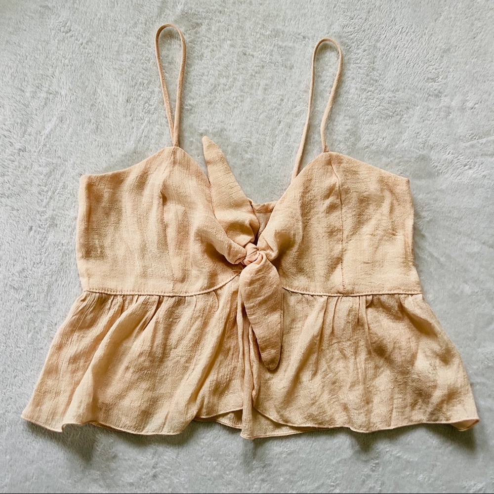 Charlotte Russe Spaghetti Stare Crop Top